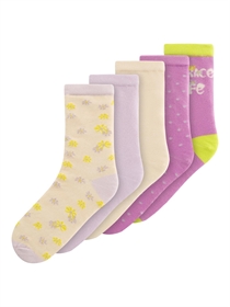 NAME IT 5-pak Strømper Vilde Buttercream